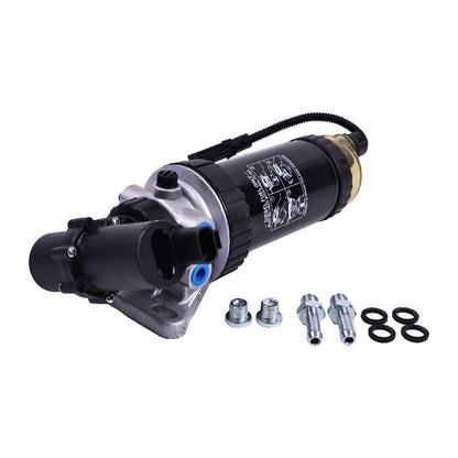 24V Fuel Filter Assembly RE559946 suitable for John Deere 4045 6068 Engine 210 130G 160GLC 180GLC 210G 444K 605K 655K 550K 650K 700K
