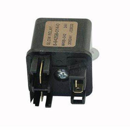 24V Glow Plug Relay 8942580140 for use with Isuzu 6HK1 Engine Hitachi EX400 EX400-3 EX400-5 EX450H-5 CX1000 CX1100 CX1800 CX2000 CX650-2