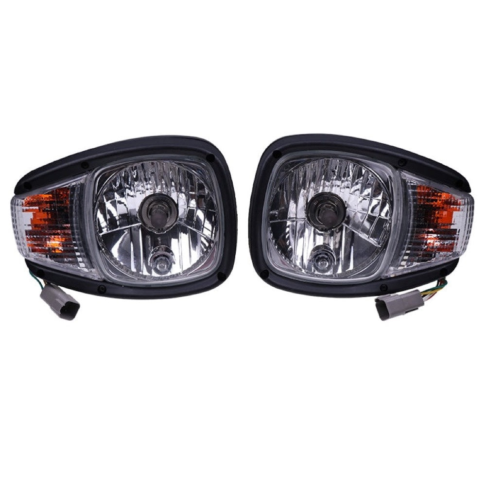 24V Left & Right Headlight 195-0190 195-0189 suitable for Caterpillar CAT 236D 242D 246C 246D 256C 262C 262D 272C 272D