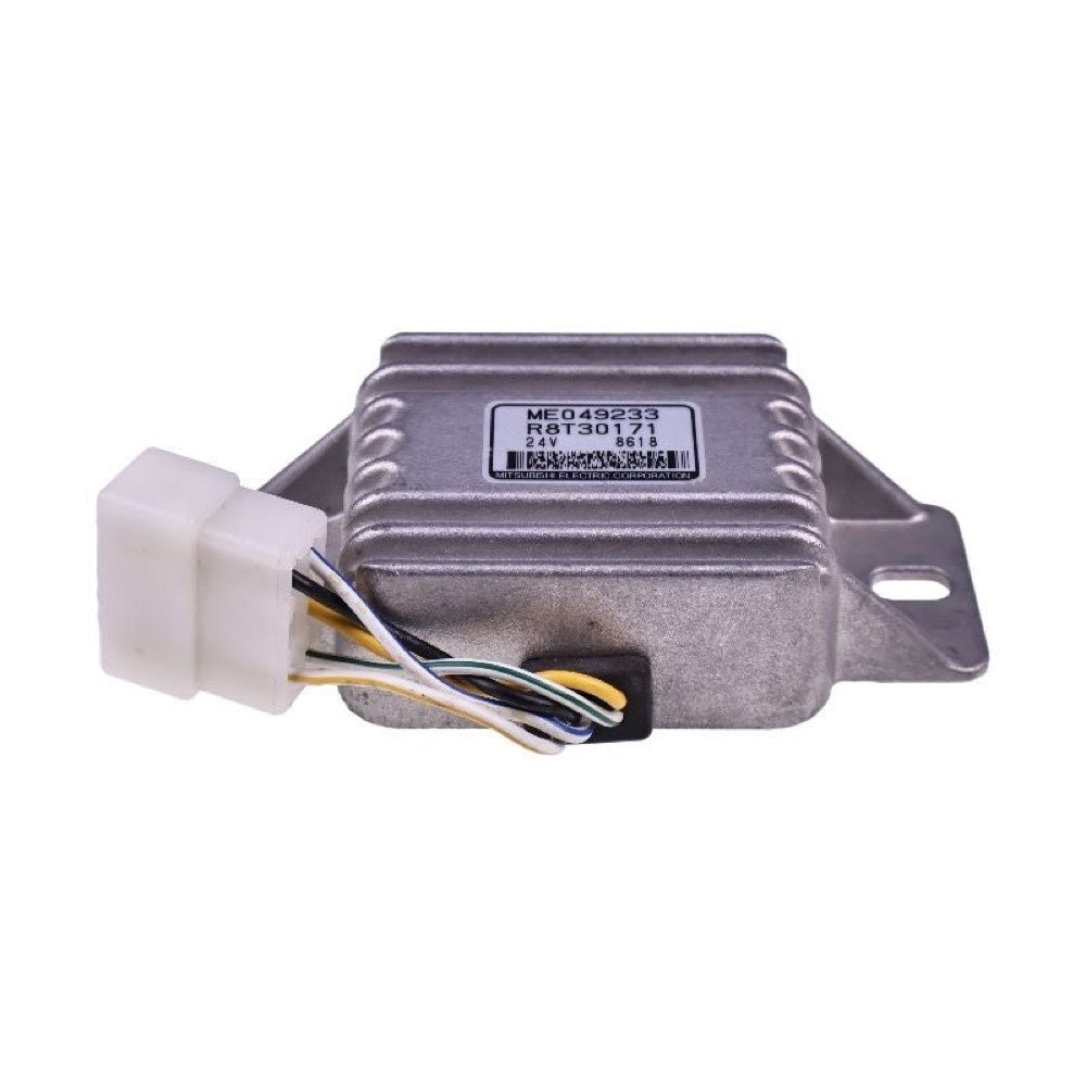 24V Regulator Relay R8T30171 ME049233 for use with Mitsubishi Engine 6D22 Kato Excavator HD820 HD820-2 HD820-3 HD1023