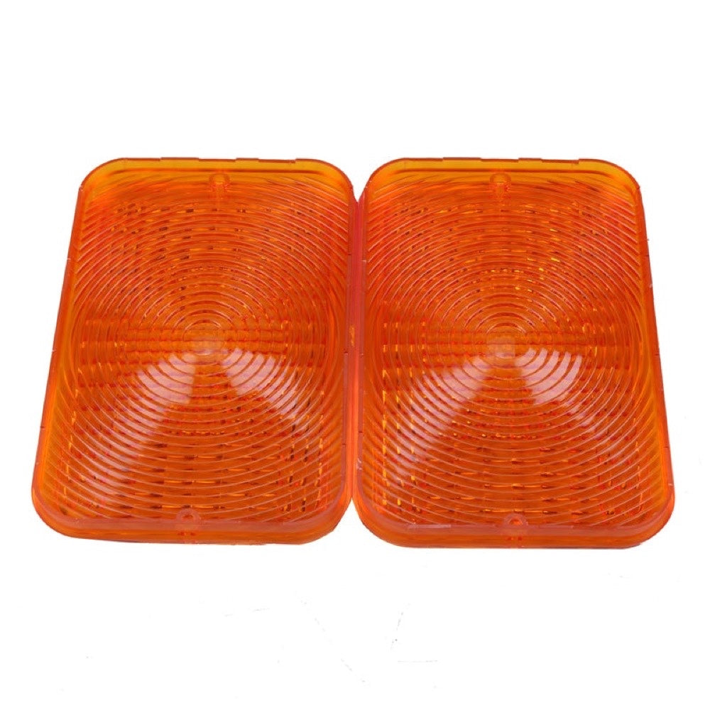 2Pcs Amber Lens RE70020 compatible with John Deere Tractor 4010 4100 4110 4115 4120 4200 4300 4400 4500 4600 4700