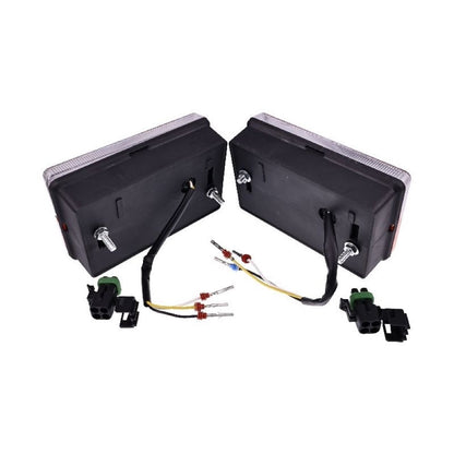 2Pcs Front Side Light Lamp 700/30800 for use with JCB Backhoe Loader 2CX 3C 3CX 3D 4C 4 4CX 1400B-2 1550B-2 1600B-2 1700B-2 3D-4 3DS-4