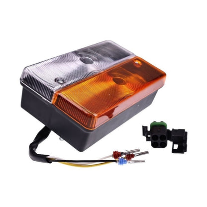 2Pcs Front Side Light Lamp 700/30800 for use with JCB Backhoe Loader 2CX 3C 3CX 3D 4C 4 4CX 1400B-2 1550B-2 1600B-2 1700B-2 3D-4 3DS-4