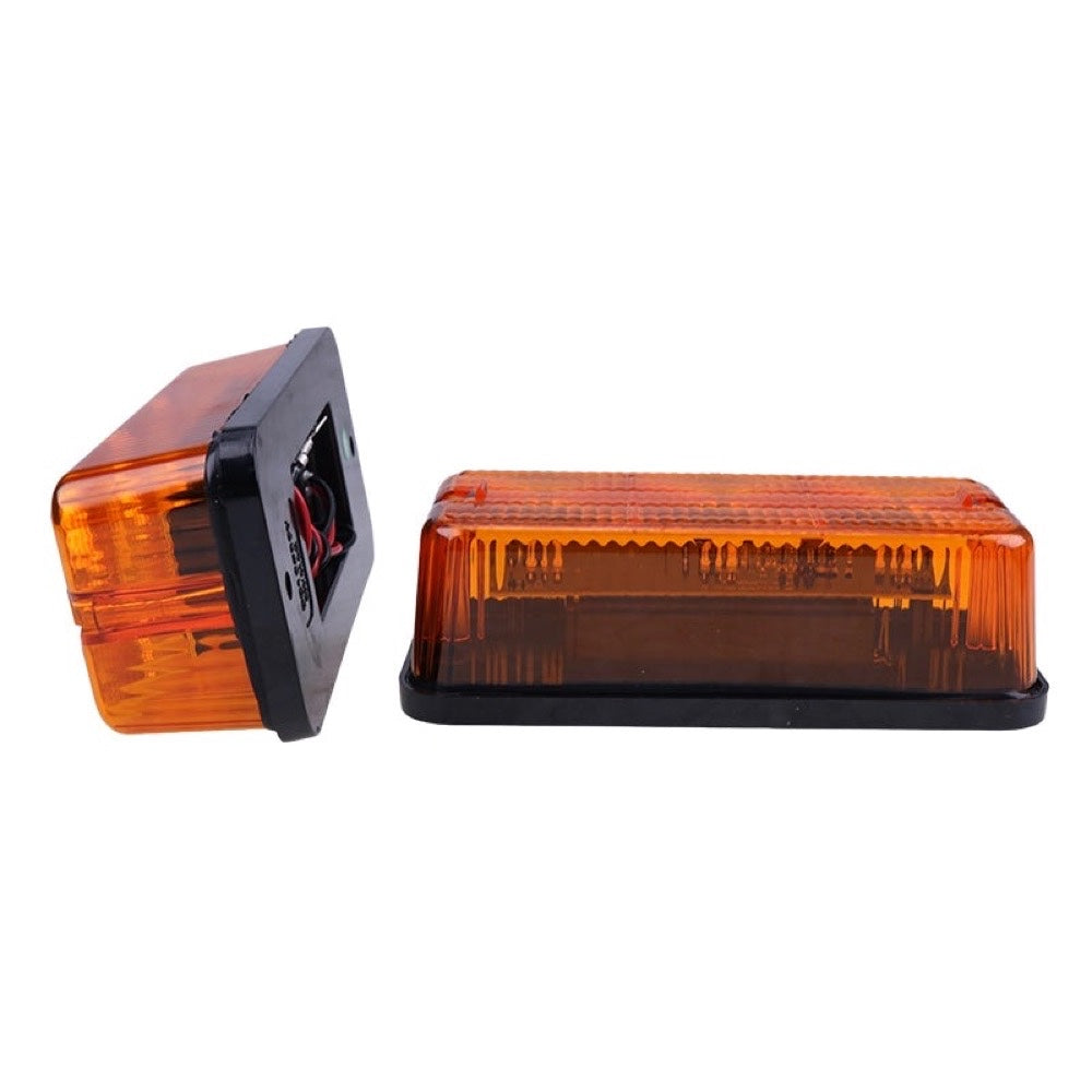 2Pcs LED Amber Light 92185C1 compatible with CASE 7110 7120 7130 7230 8910 MX100 9282 9384 986 1086 1486 1586 5088 5288 5488