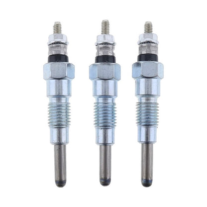 3 Pcs Glow Plug 119718-77801 suitable for Yanmar Engine 2TNV70F-NTKA 3TNV70-XHT 3TNV70-XPLW 3TNV76-XHT 3TNV76-KAZ