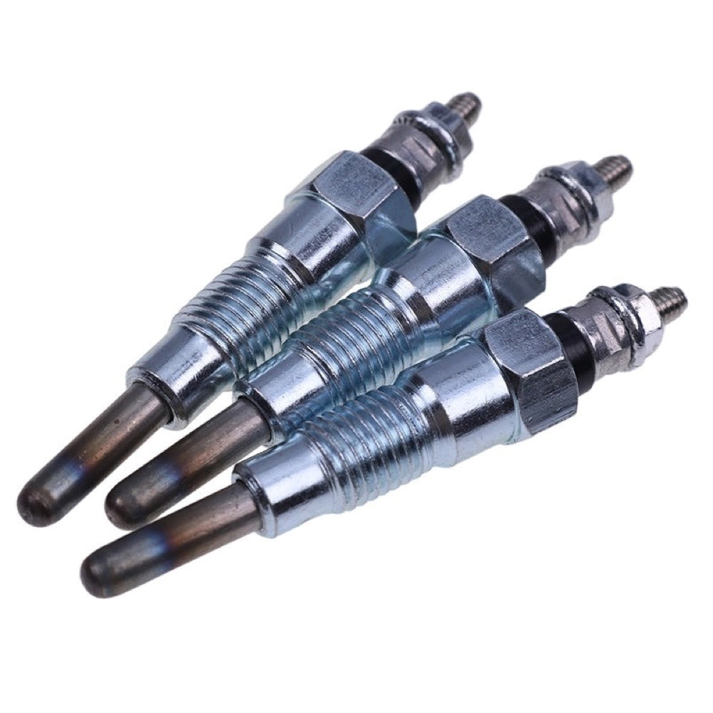 3 PCS Glow Plug AT110814 fits Yanmar Engine 3TNE74 John Deere Excavator 15 Tractor 2210 4010 4100 4110 670 770
