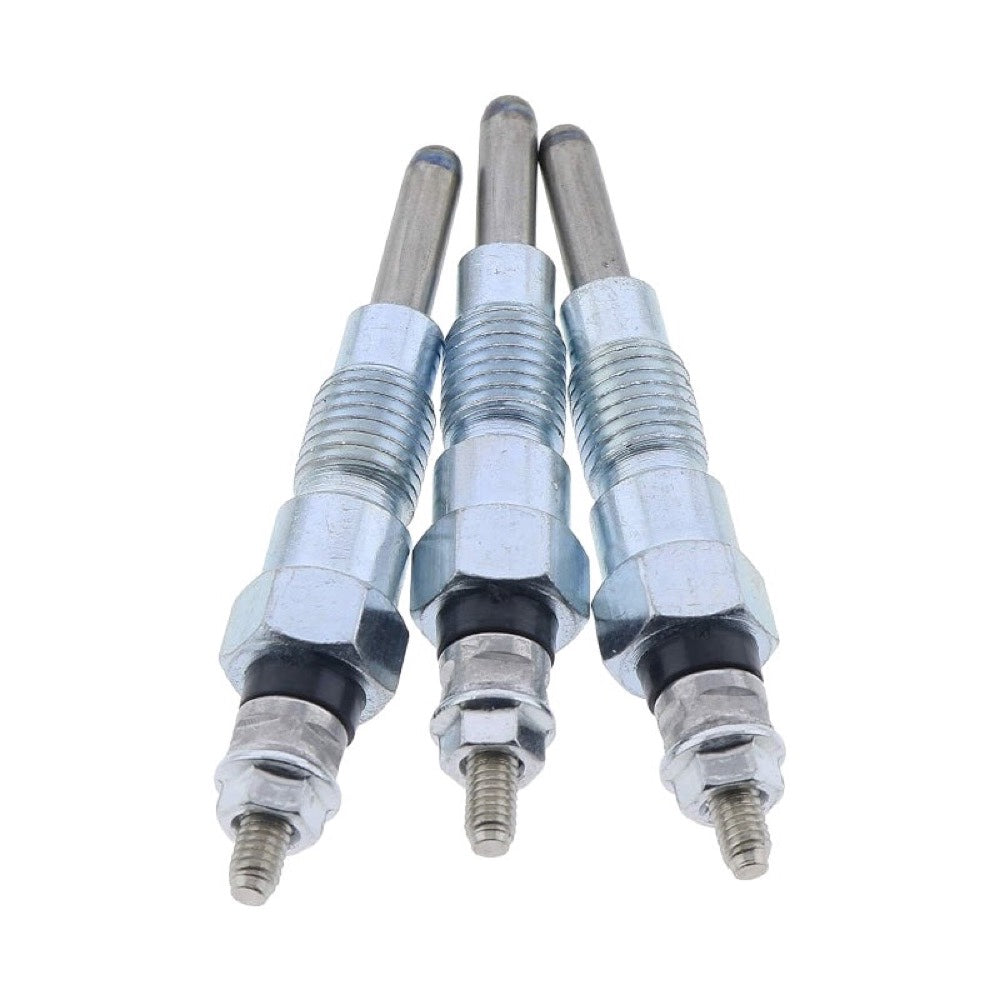 3 Pcs Glow Plug MIU802457 M811937 compatible with Yanmar Engine 3TNV76 3TNM74 3TNV70 John Deere 2305 2320 XUV850D 2030A 1023E 1026R 2025R
