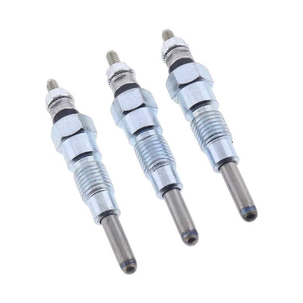 3 Pcs Glow Plug MIU802457 M811937 compatible with Yanmar Engine 3TNV76 3TNM74 3TNV70 John Deere 2305 2320 XUV850D 2030A 1023E 1026R 2025R