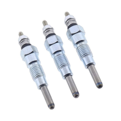 3 Pcs Glow Plug MIU802457 M811937 compatible with Yanmar Engine 3TNV76 3TNM74 3TNV70 John Deere 2305 2320 XUV850D 2030A 1023E 1026R 2025R