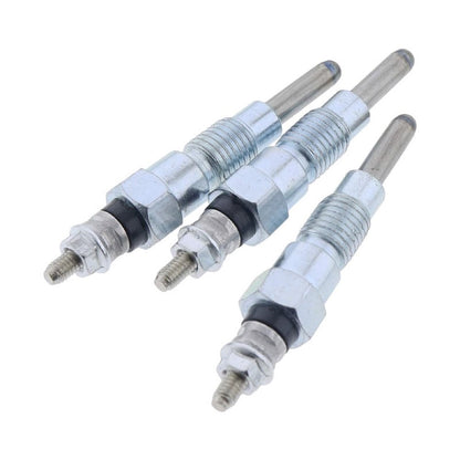 3 Pcs Glow Plug MIU802457 M811937 compatible with Yanmar Engine 3TNV76 3TNM74 3TNV70 John Deere 2305 2320 XUV850D 2030A 1023E 1026R 2025R