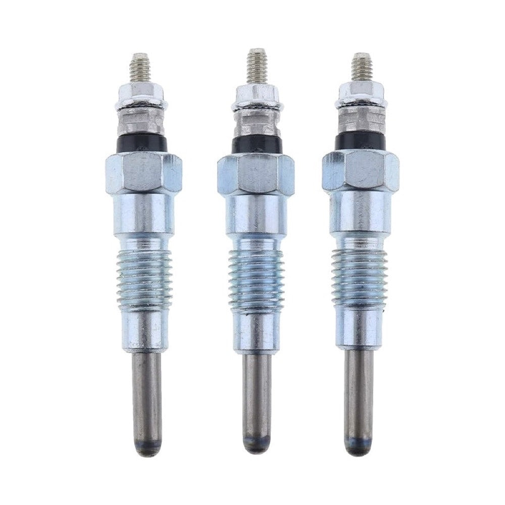 3 Pcs Glow Plug MIU802457 M811937 compatible with Yanmar Engine 3TNV76 3TNM74 3TNV70 John Deere 2305 2320 XUV850D 2030A 1023E 1026R 2025R