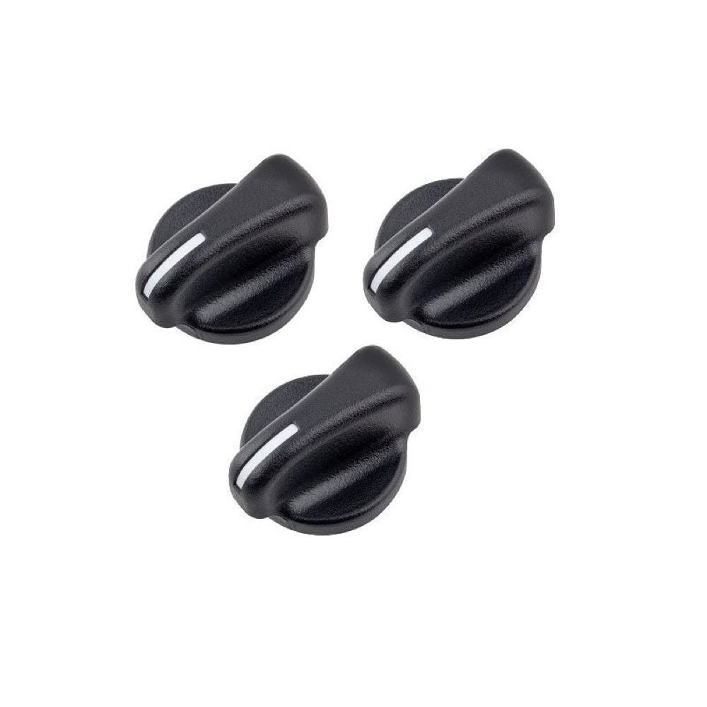 3 Pieces A/C Heater Control Knob 5011218AC for use with Jeep Wrangler Dodge Ram Van 1500 2500 3500
