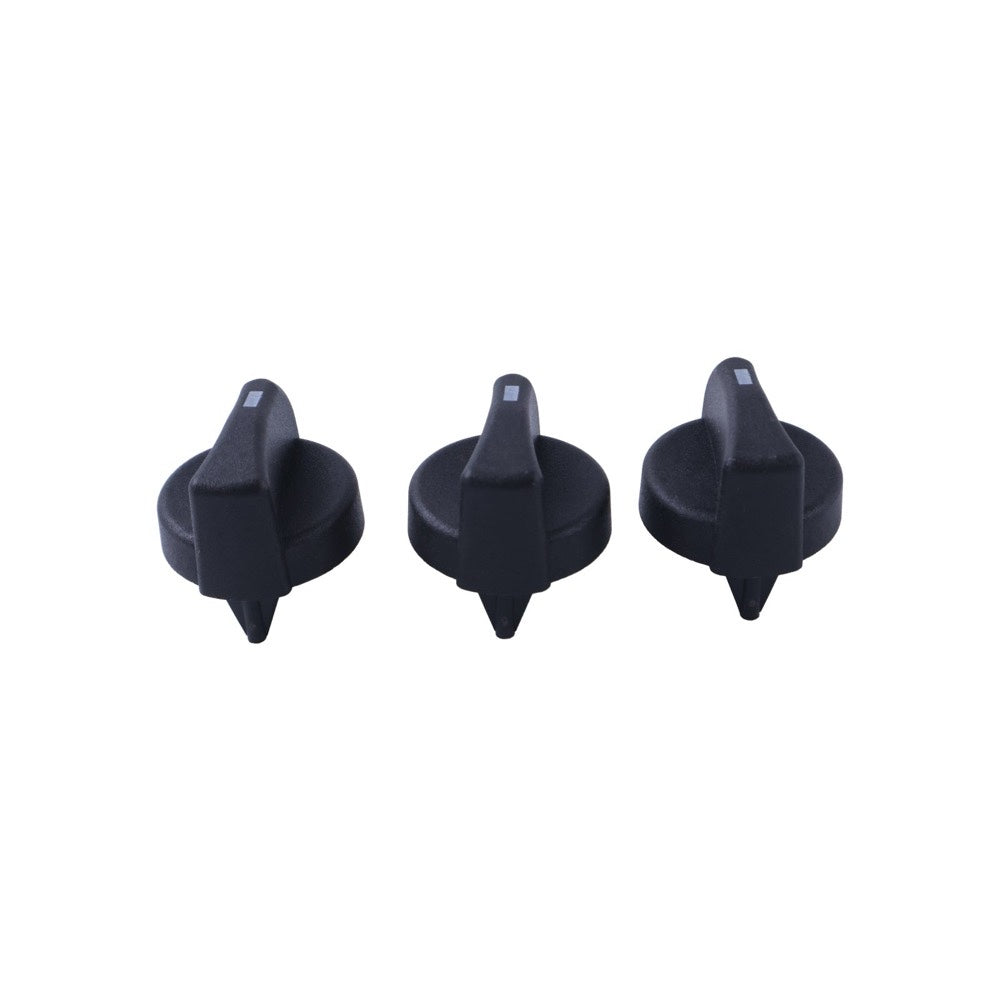 3 Pieces Heater Control Knob 121-0001-000 for use with Peterbilt Truck 330 367 375 378 384 386 387