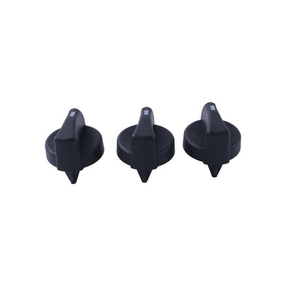 3 Pieces Heater Control Knob 121-0001-000 for use with Peterbilt Truck 330 367 375 378 384 386 387