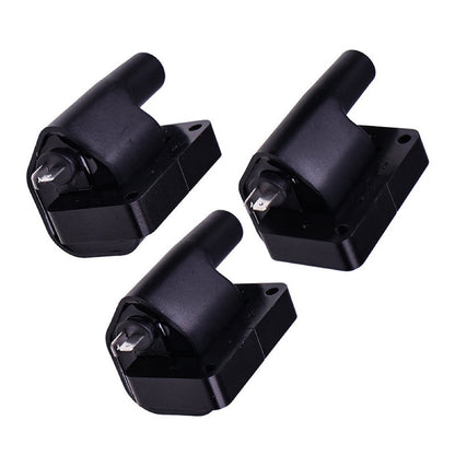 3 Pieces OEM Ignition Coil MIA11721 compatible with Yanmar Engine 3TNV70 John Deere Gator Utility Vehicle XUV UV72 4X4 XUV825i