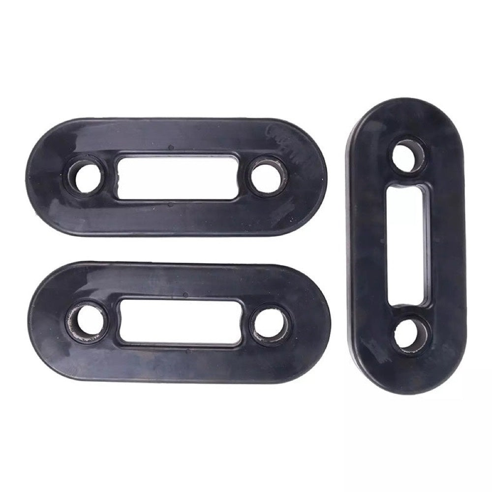 3 Pieces Rubber Shock Blocks 27351 compatible with Western Fisher Mower Suburbanite Homesteader Plow