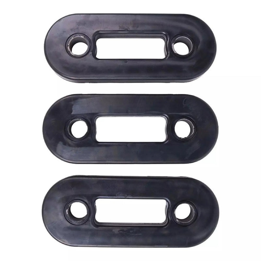 3 Pieces Rubber Shock Blocks 27351 compatible with Western Fisher Mower Suburbanite Homesteader Plow
