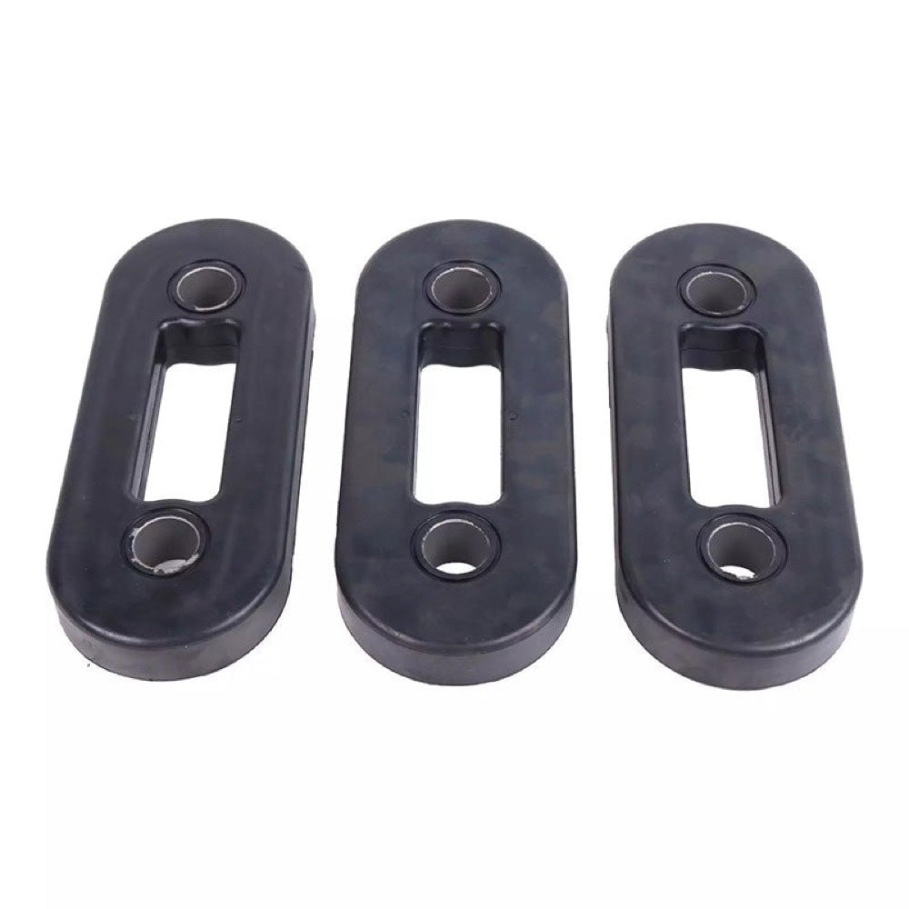 3 Pieces Rubber Shock Blocks 27351 compatible with Western Fisher Mower Suburbanite Homesteader Plow