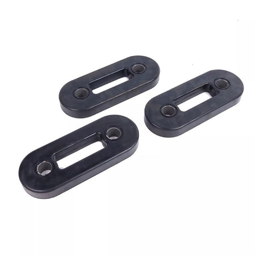 3 Pieces Rubber Shock Blocks 27351 compatible with Western Fisher Mower Suburbanite Homesteader Plow