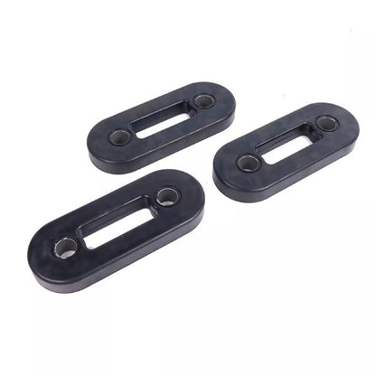 3 Pieces Rubber Shock Blocks 27351 compatible with Western Fisher Mower Suburbanite Homesteader Plow