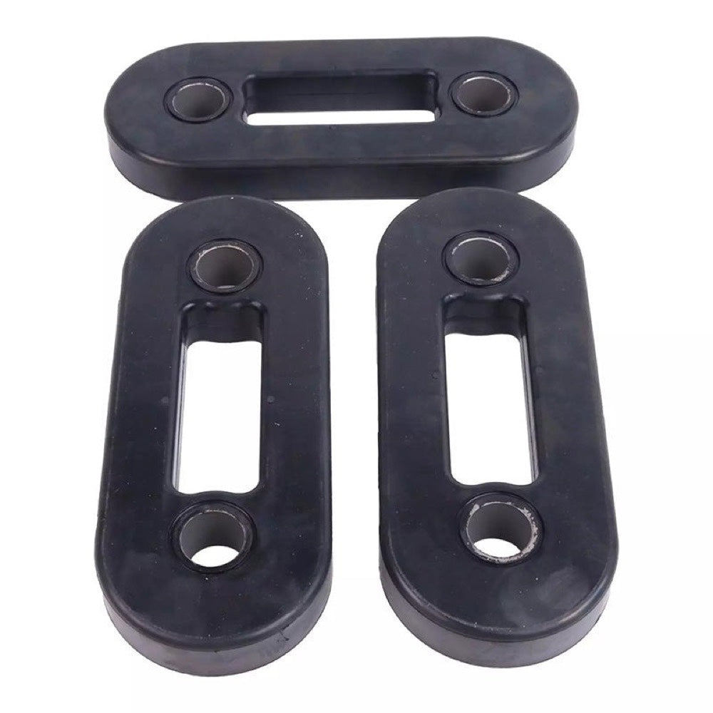 3 Pieces Rubber Shock Blocks 27351 compatible with Western Fisher Mower Suburbanite Homesteader Plow