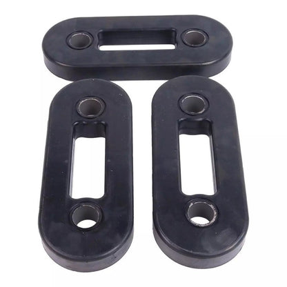3 Pieces Rubber Shock Blocks 27351 compatible with Western Fisher Mower Suburbanite Homesteader Plow