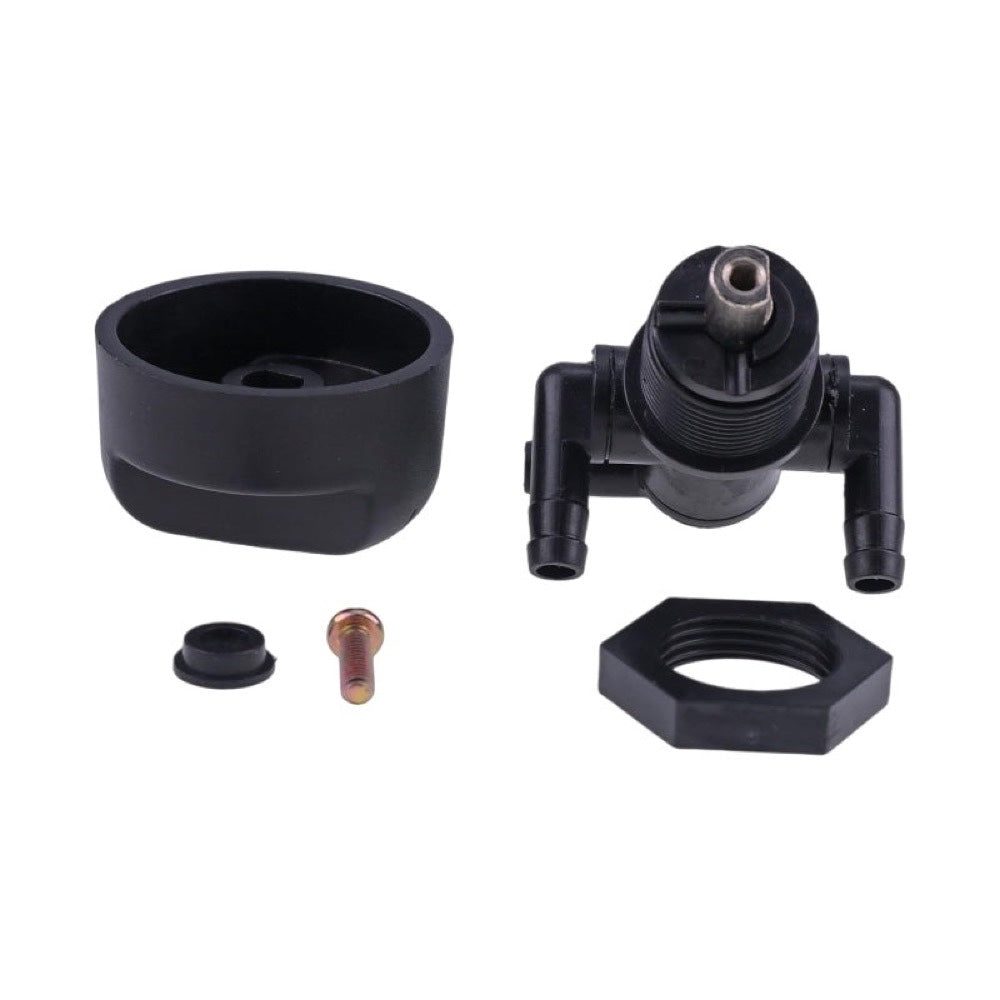 3-Way Fuel Shutoff Petcock Valve With Knob Nut 7052161 5432559 fits Polaris ATV Sportsman 335 400 500 600 700 Magnum 325 330