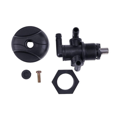 3-Way Fuel Shutoff Petcock Valve With Knob Nut 7052161 5432559 fits Polaris ATV Sportsman 335 400 500 600 700 Magnum 325 330