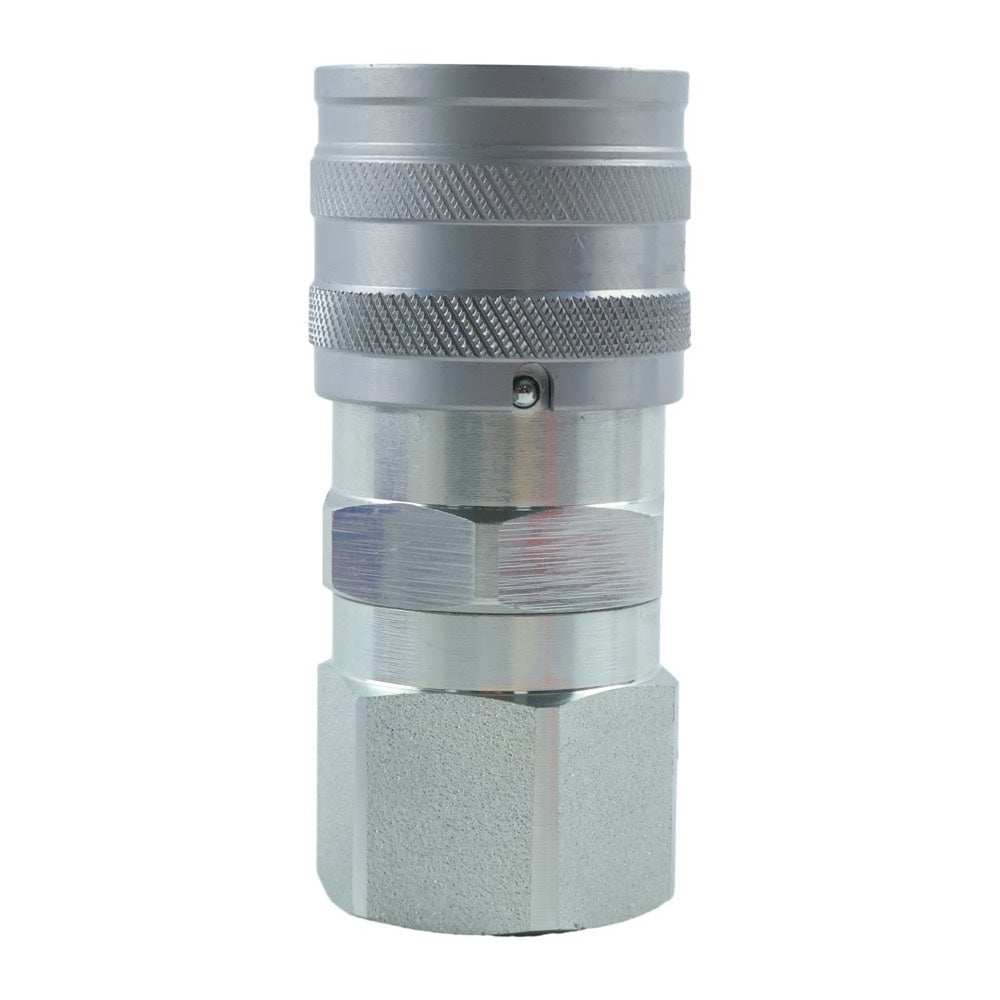 3/4In Body 3/4 SAE Female Flat Faced Coupler 7246790 fits Bobcat Loader 542 553 653 751 753 763 773 853 863 864 873 963 7753