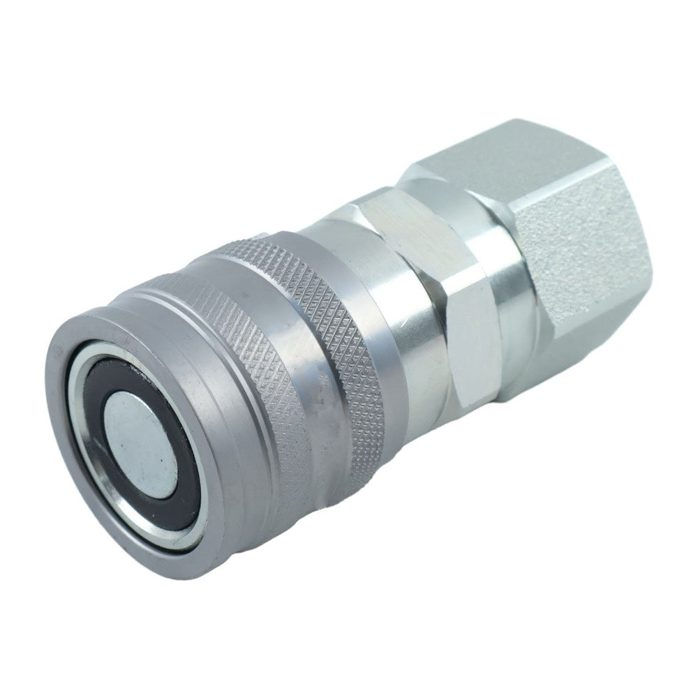 3/4In Body 3/4 SAE Female Flat Faced Coupler 7246790 fits Bobcat Loader 542 553 653 751 753 763 773 853 863 864 873 963 7753