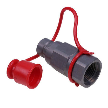 3/4In Body 3/4 SAE Hydraulic Quick-Connect Coupler KV14218 fits John Deere Engine 3029 4024 Loader 240 250 260 270 280 315 317 320 325 328 332 318D 323D 326D 329D 333D CT322