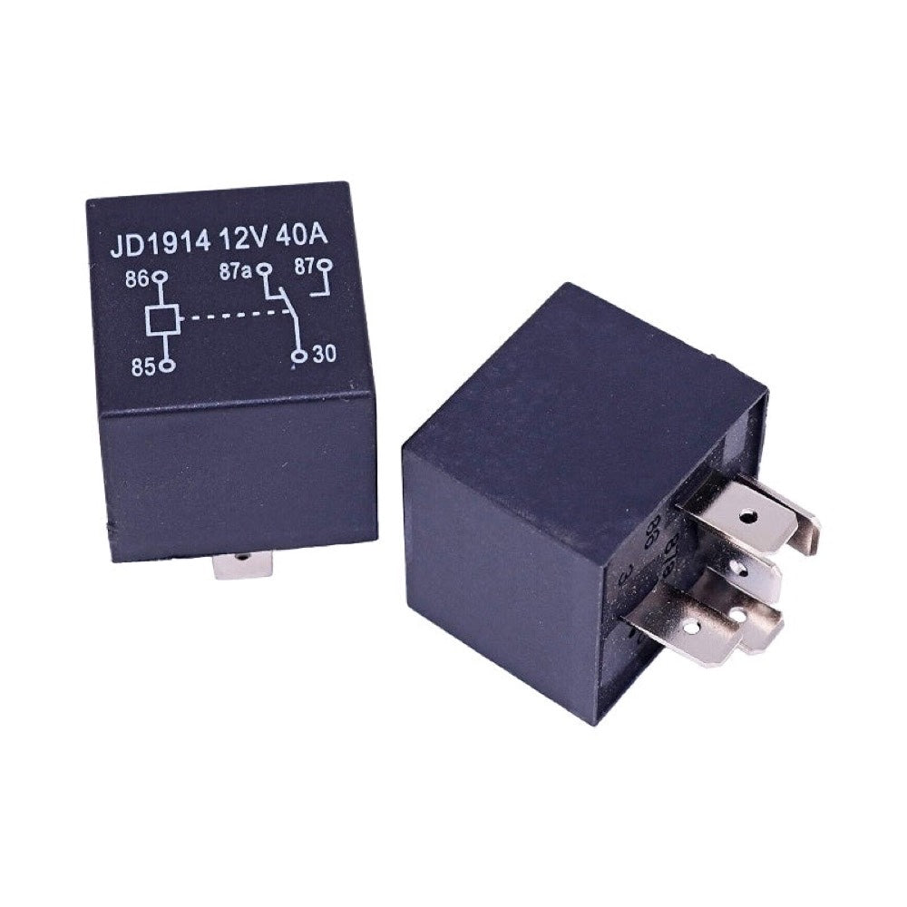 4 Pcs 12V Relay Switch 6679820 compatible with Bobcat Loader T110 T140 T180 T200 T250 T300 T320 T450 T550 T590 T595 T630 T650 T750 T770 T870 MT50 MT55 MT85