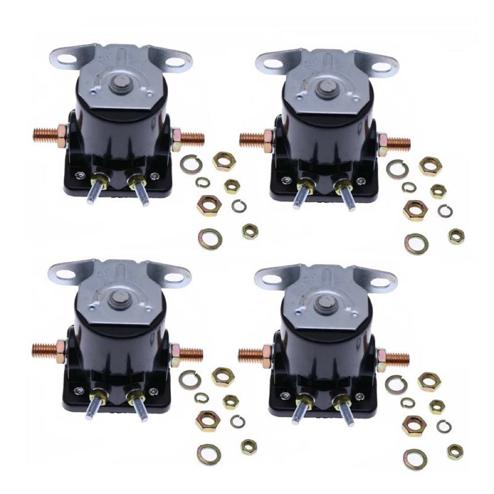 4 Pcs 12V Starter Solenoid Relay fits Warn Winch XD9000 XD9000i 9.5ti
