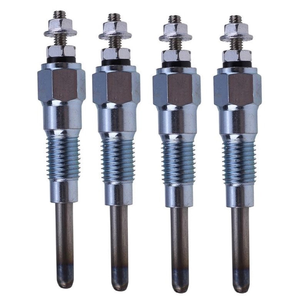 4 PCS Glow Plug 16241-6551 for use with Perkins Engine 4.154 Series 200 Gehl Skid Steer Loader 6625 SL6625