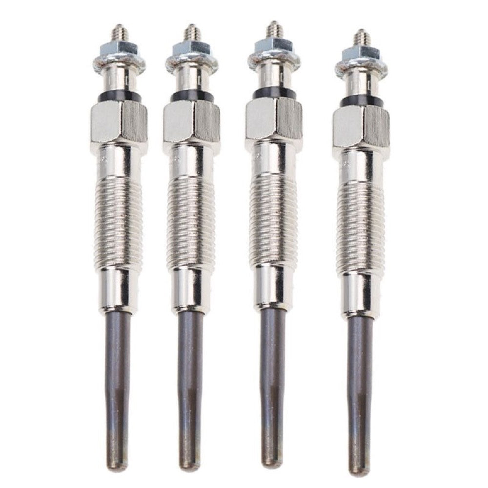 4 Pcs Glow Plug 19850-54120 for use with Toyota Dyan Hiace Hilux 3L 5L 2L-TE Engine 12V