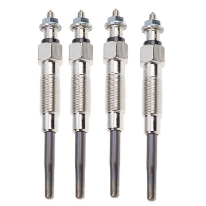 4 Pcs Glow Plug 19850-54120 for use with Toyota Dyan Hiace Hilux 3L 5L 2L-TE Engine 12V