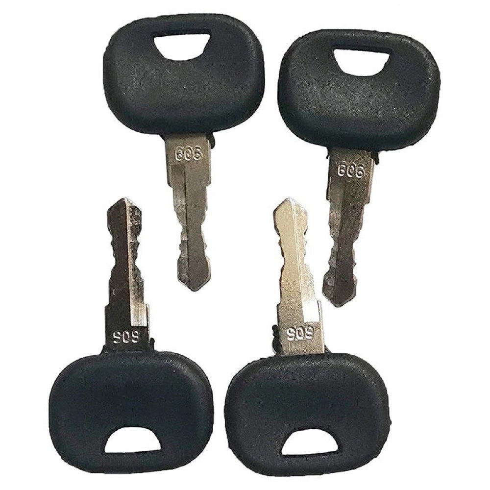 4 Pcs Ignition Key 10221073 AT322699 suitable for John Deere Track Loader 1050C 605C 655C 755C 950C