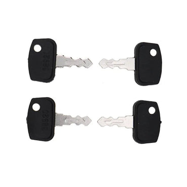 4 Pcs Ignition Key 68920 PL501-68920 for use with Kubota B26 BX1850D BX1860 BX1870 BX1870-1 BX2350D BX2360 BX2370 BX2370-1 BX24D BX25 BX25DLB BX25DLB-1