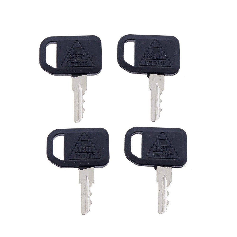 4 Pcs Ignition Key AM131841 AM101600 fits John Deere Tractor GT235 GT245 GX85 GX255 LX186 LX188 LX266 LX277 X728 X729