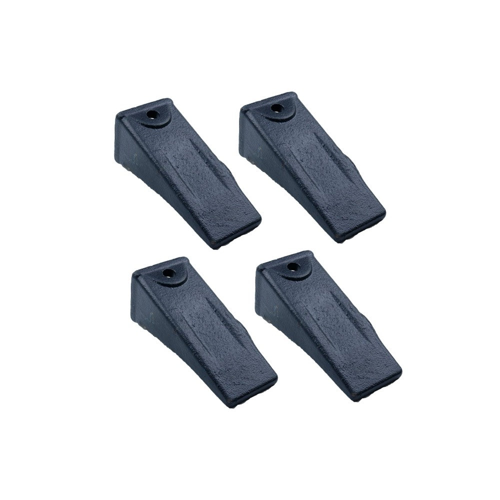 4 Pieces Bucket Teeth X156L fits Takeuchi TB135 TB145 Bobcat 156 TX156 Excavator