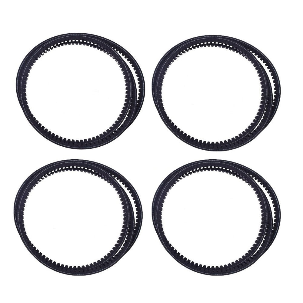4 Pieces Drive Belt Set 83101792 AE73700 fits Kuhn Mower GMD800 John Deere 285