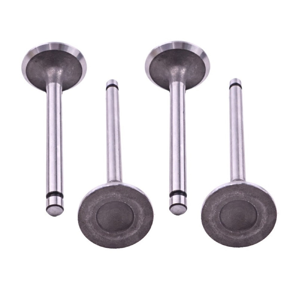 4 Pieces Exhaust Valve 13715-76014-71 fits Toyota Engine 4Y Forklift 2TG 5FG 6FG 7FG 8FG FGZN20 FGZN25 FGZN30 02-5FG30 30-8FGN15 40-7FGK25 42-6FGF15