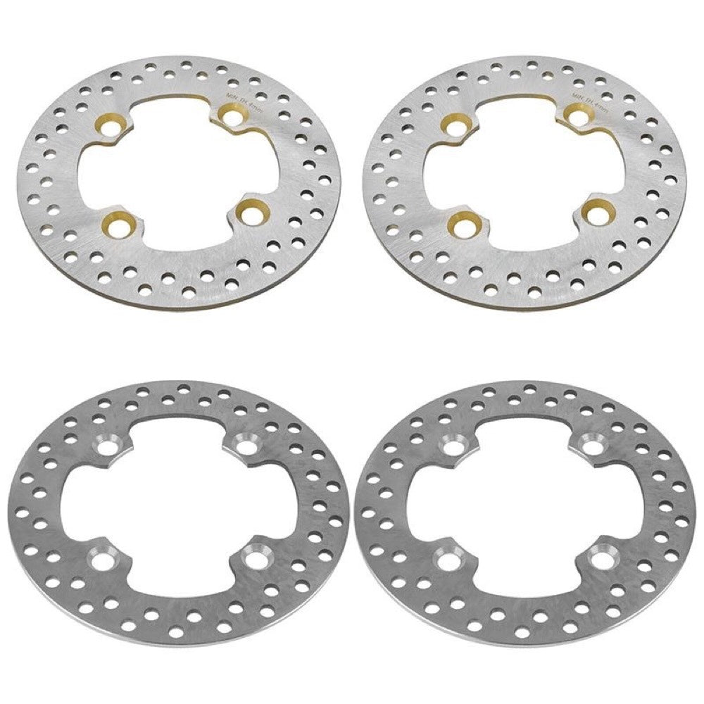 4 Pieces Front Rear Brake Disc Rotor 5254999 for use with Polaris RZR XP 900 2011-2013