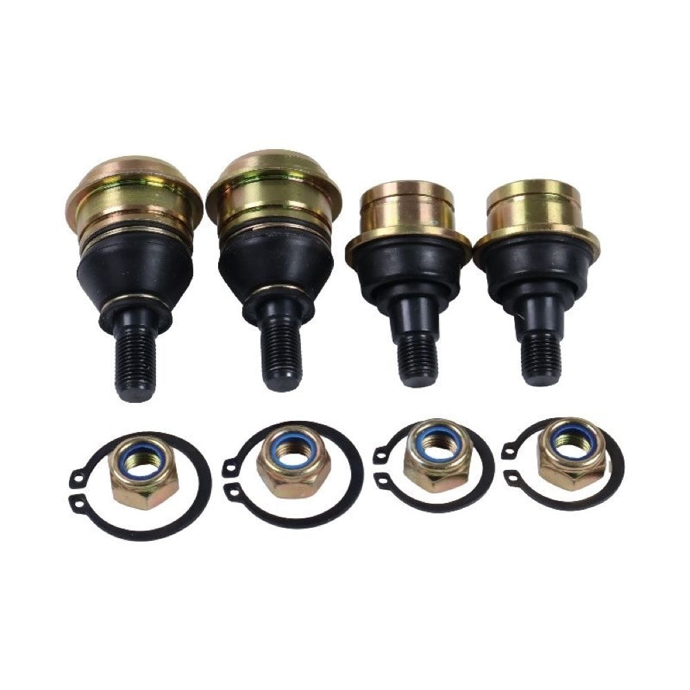 4 Pieces Front Suspension Upper Lower Ball Joint AM146066 AM142542 for use with Yanmar 3TNV70 Kawasaki FD620D Engine John Deere Utility Vehicle UV72 XUV 845E