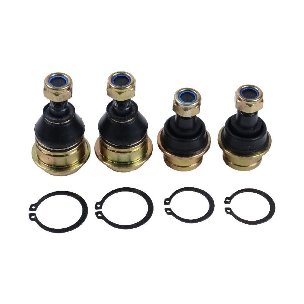 4 Pieces Front Suspension Upper Lower Ball Joint AM146066 AM142542 for use with Yanmar 3TNV70 Kawasaki FD620D Engine John Deere Utility Vehicle UV72 XUV 845E