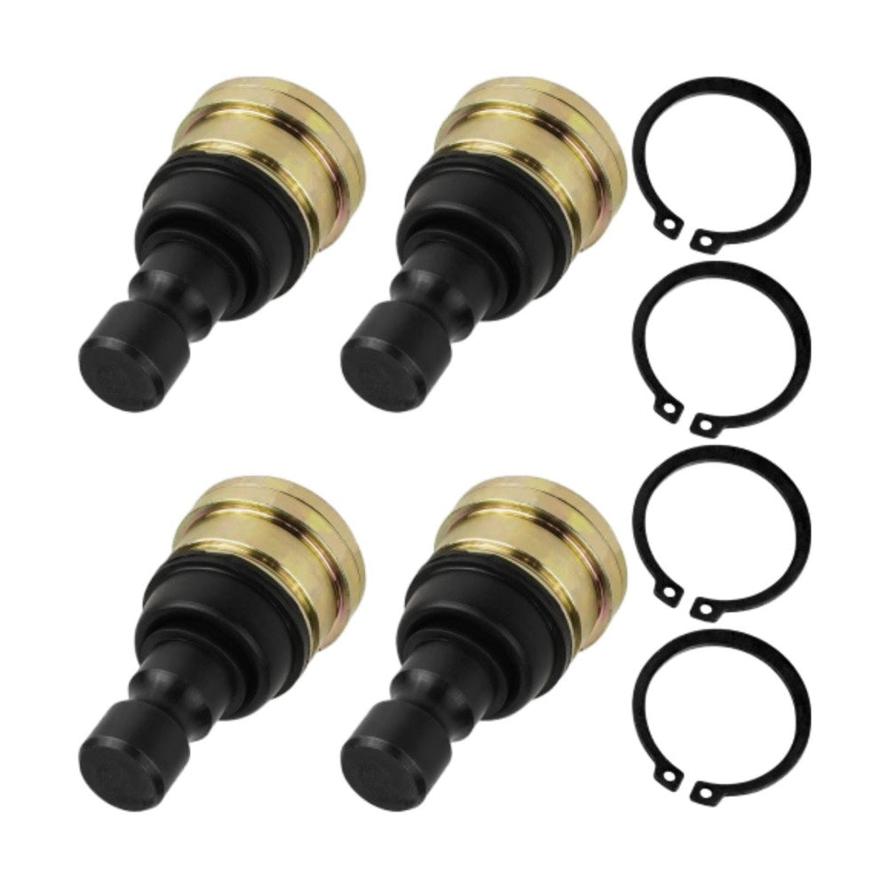 4 Pieces Front Upper Lower Ball Joint 7081924 7082507 compatible with Polaris ACE General Ranger Crew XP RZR Scrambler Sportsman