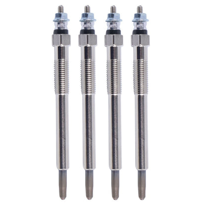 4 Pieces Glow Plug 6684850 compatible with Kubota Engine V2003 V2203 V2403 Bobcat B300 E32 E35 S130 S150 S175 S185 S205 S510