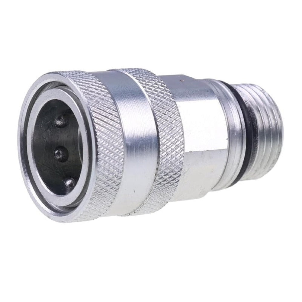 4 Pieces Hydraulic Quick Connect Coupler AM115139 compatible with Yanmar 3TNE74 Kawasaki FD671D Engine John Deere Tractor 415 425 X485 X595 X700 X728 X730 X740 X750