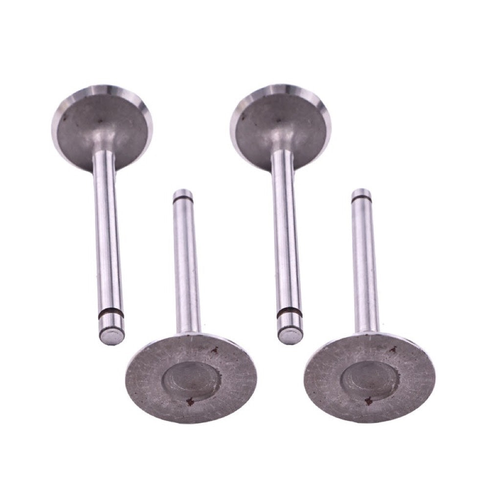 4 Pieces Intake Valve 13711-76012-71 compatible with Toyota Engine 4Y Forklift 2TG 5FG 6FG 7FG 8FG 02-5FG30 40-7FG15 42-7FG25 30-8FGN15 32-8FG20 FGZN20 FGZN25 FGZN30