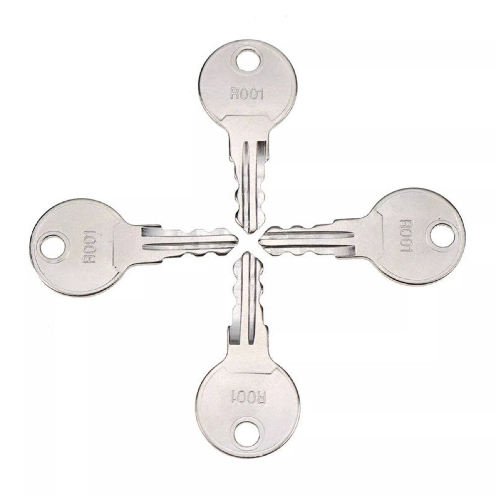 4 Pieces Key R001 230012 fits RV Camper Trailer Baggage Compartment Door
